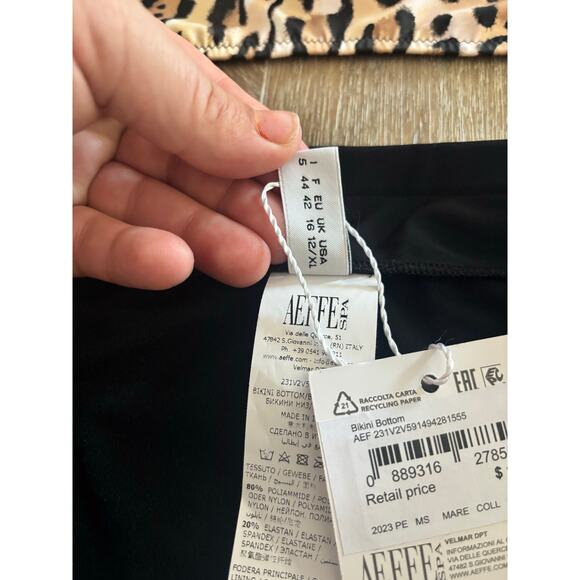 NWT Moschino bikini swimsuit size L top size XL bottom - Picture 6 of 9